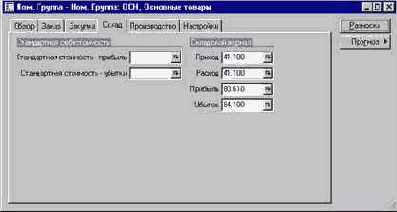 Как создать номенклатурную группу
